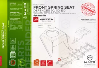 Defender FRONT SPRING SEAT right