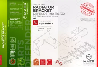 Defender RADIATOR BRACKET set