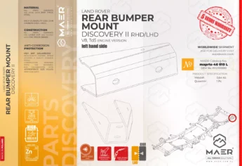 Discovery II REAR BUMPER MOUNT left
