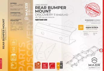 Discovery II REAR BUMPER MOUNT right