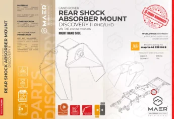 Discovery II REAR SHOCK ABSORBER MOUNT right